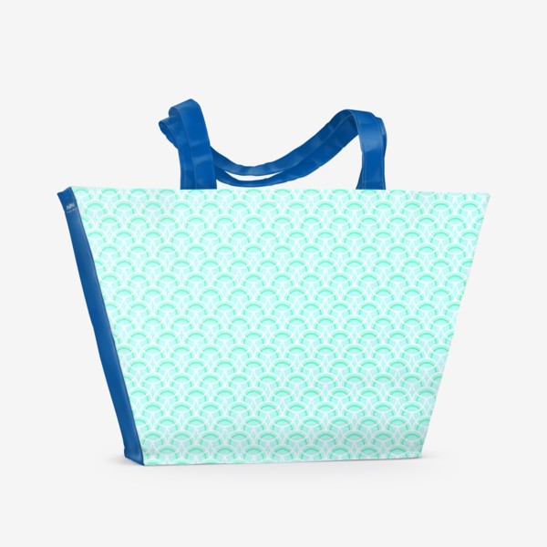 Пляжная сумка «Нежный геометрический патерн»