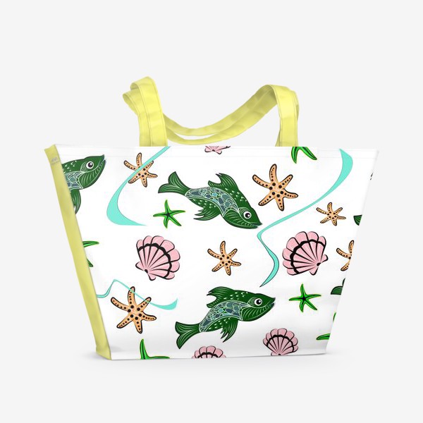 Пляжная сумка «Веселые рыбки»