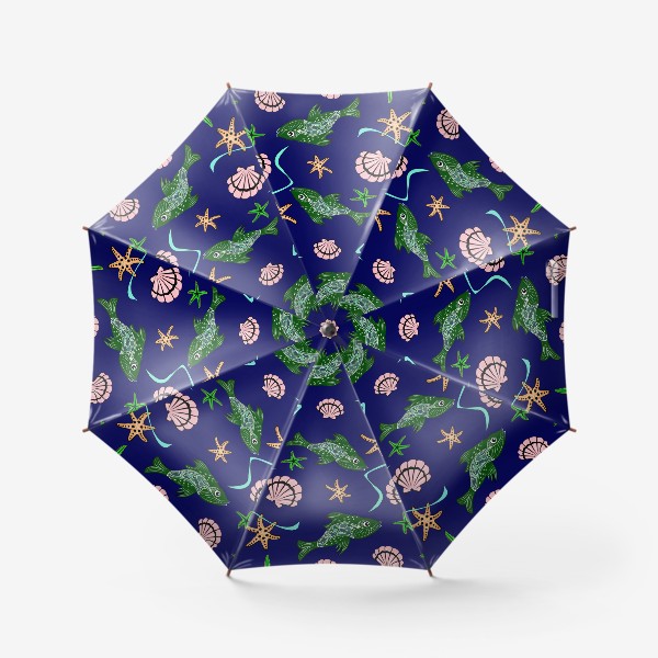 Зонт «Под водой»