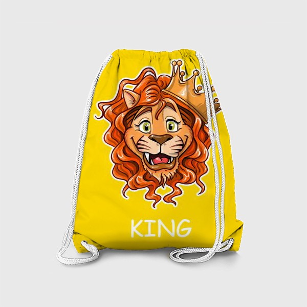 Рюкзак «король лев, подойдет как для рыжих, так и родившихся под знаком зодиака Лев»