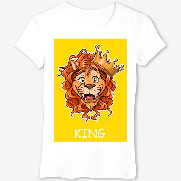 Футболка «король лев, подойдет как для рыжих, так и родившихся под знаком зодиака Лев»