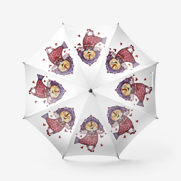Зонт « Я дарю Вам любовь...»