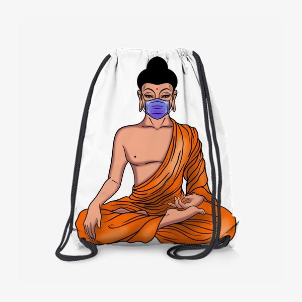 Рюкзак «Буддийский монах на самоизоляции»
