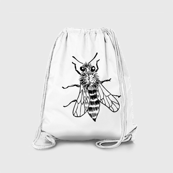 Рюкзак «Пчела скетч»