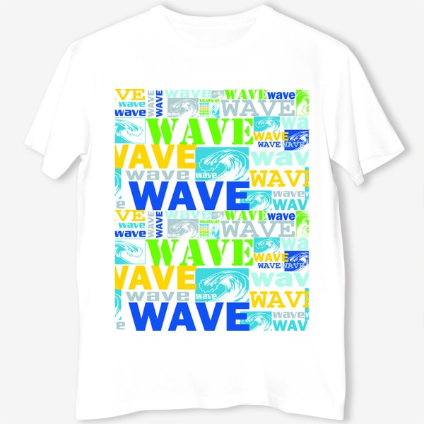 Футболка «Волна, wave»