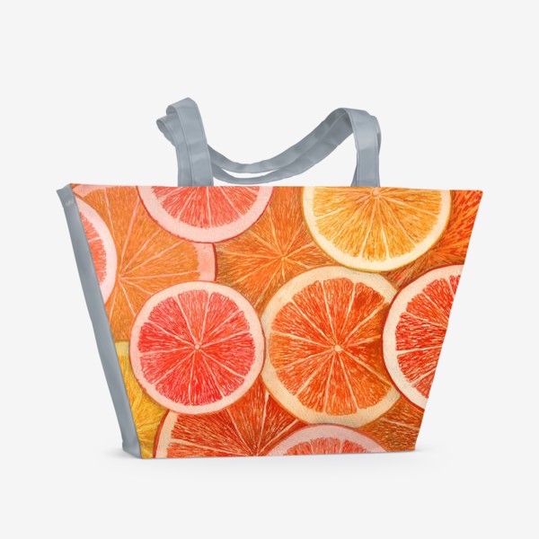 Пляжная сумка &laquo;Апельсины&raquo;