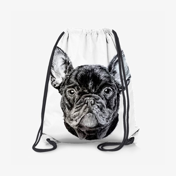 Рюкзак «собака черный французский бульдог»