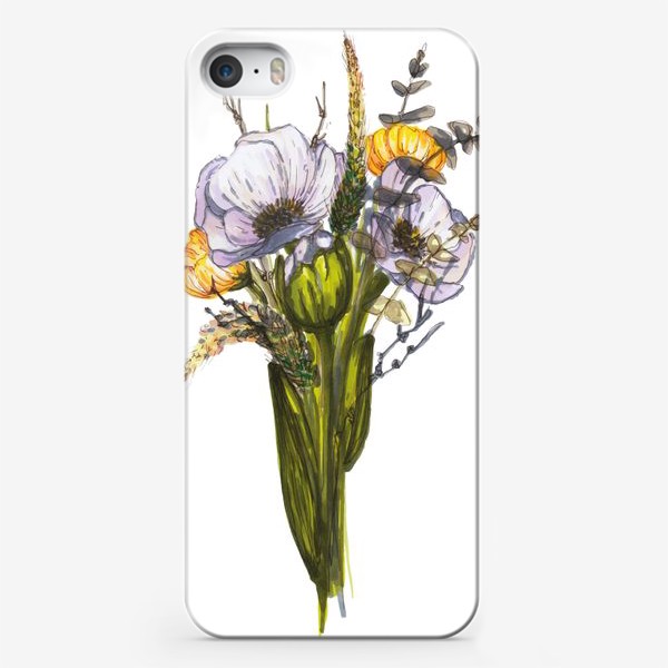 Чехол iPhone &laquo;Violet flowers&raquo;