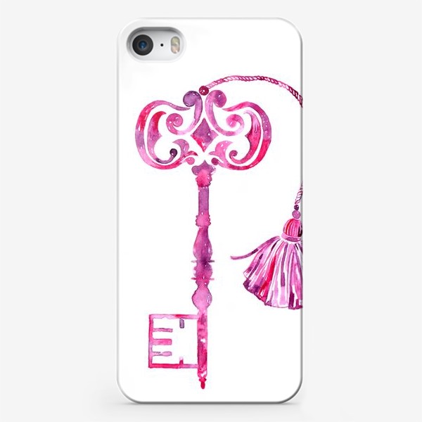 Чехол iPhone «Pink Key»