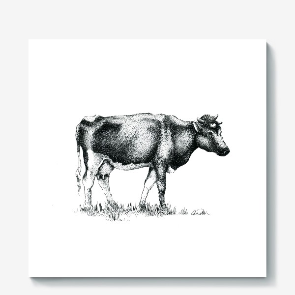 Холст «Корова»