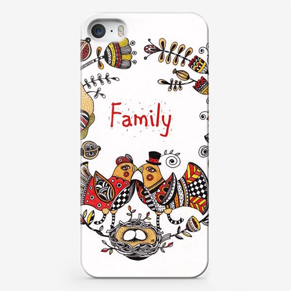Чехол iPhone «Семья»