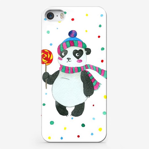 Чехол iPhone «Панда. Зима»