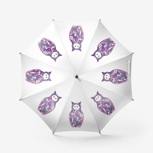 Зонт «Матрешка аниме кошка»