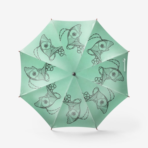 Зонт «Мысли. Круговорот»