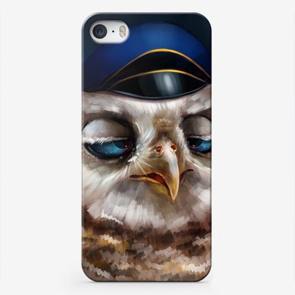 Чехол iPhone «Уставшая сова»