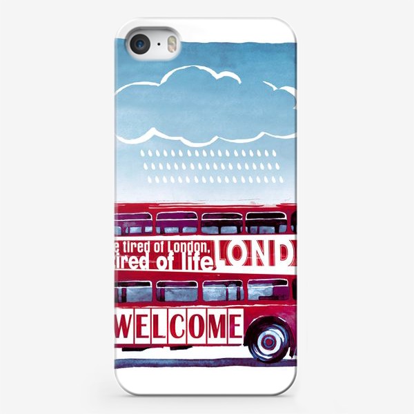 Чехол iPhone «London Bus»