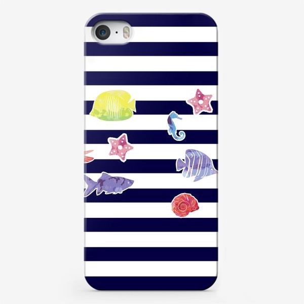 Чехол iPhone «В мире морском 2»