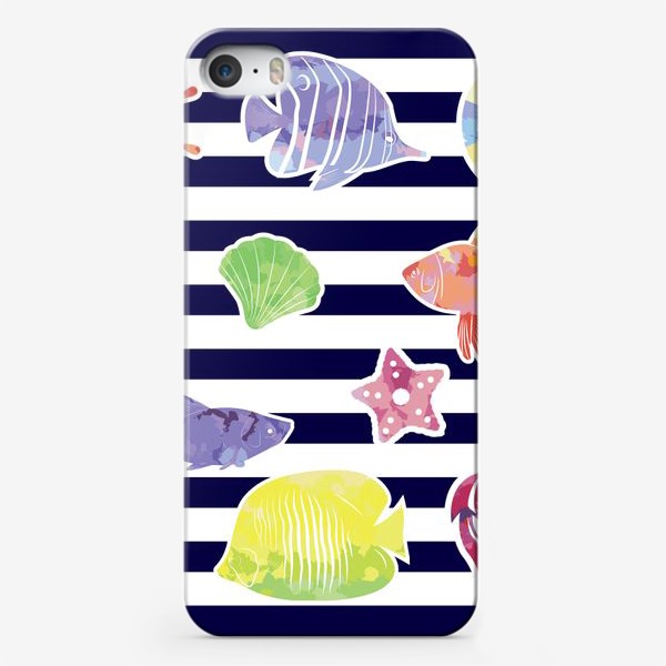 Чехол iPhone «В мире морском»