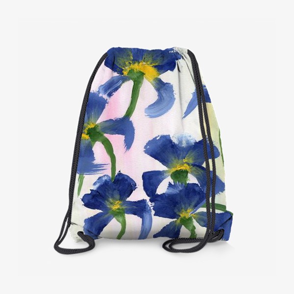 Рюкзак «Ирисы в цвету»