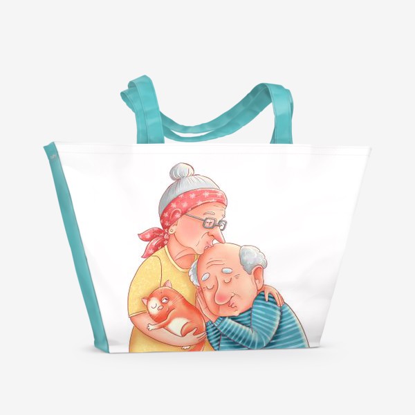 Пляжная сумка «Милые старички»