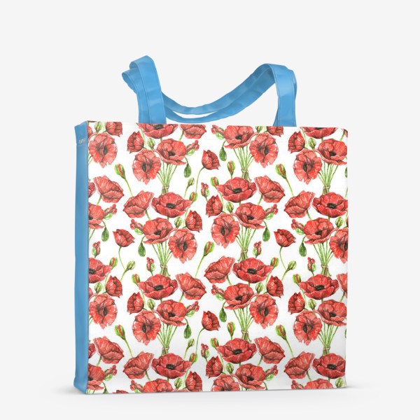 Сумка-шоппер «Poppies flower pattern»