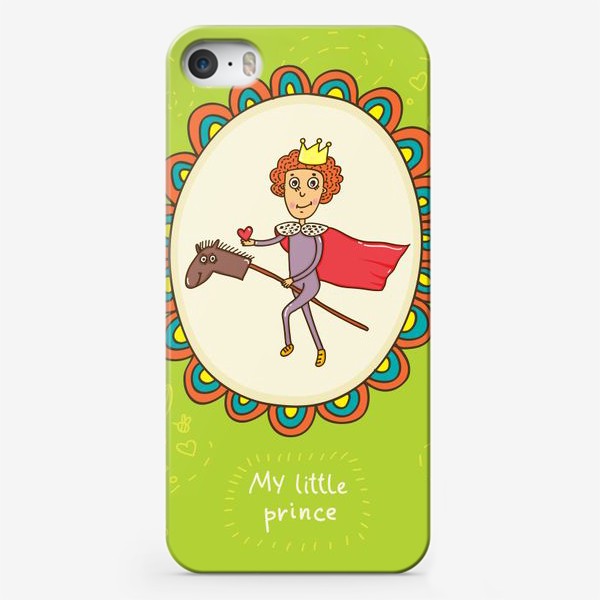 Чехол iPhone «Маленький принц на лошадке»