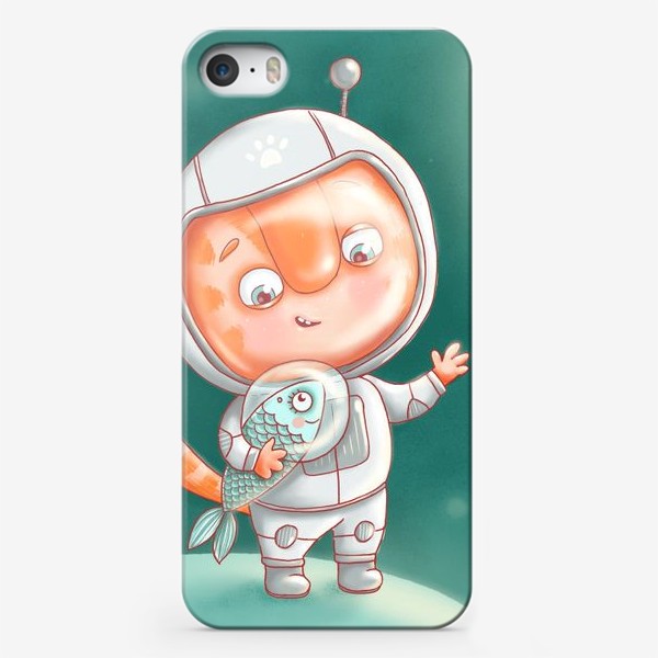 Чехол iPhone «Кексик космонавт»