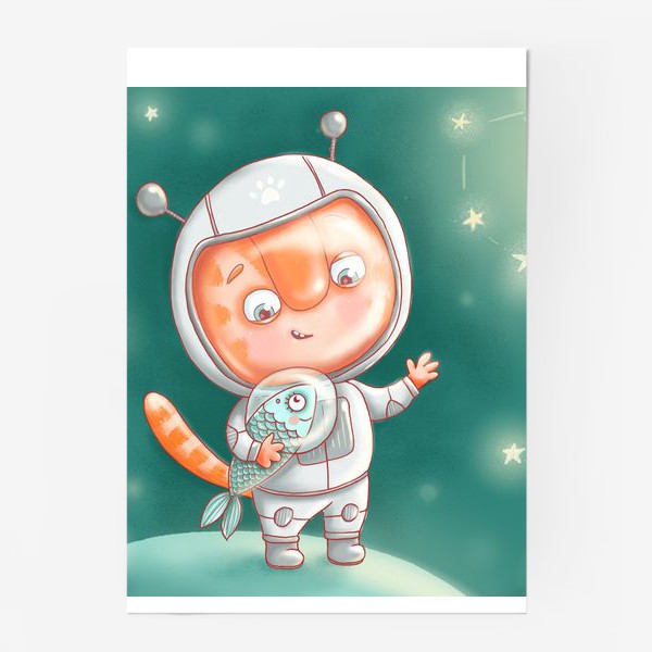 Постер «Кексик космонавт»