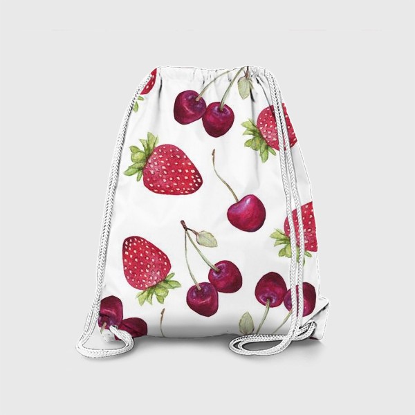 Рюкзак «летний паттерн с ягодами»