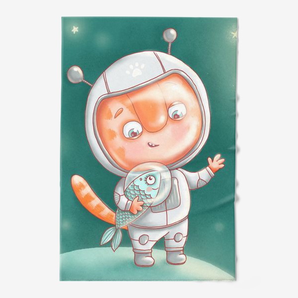 Полотенце «Кексик космонавт»