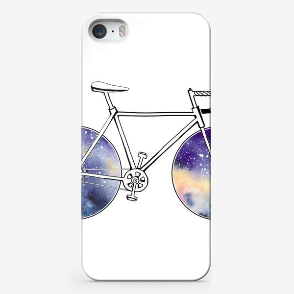 Чехол iPhone «Космический Велосипед»