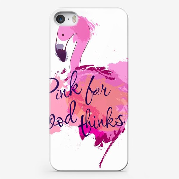 Чехол iPhone «Розовый фламинго»