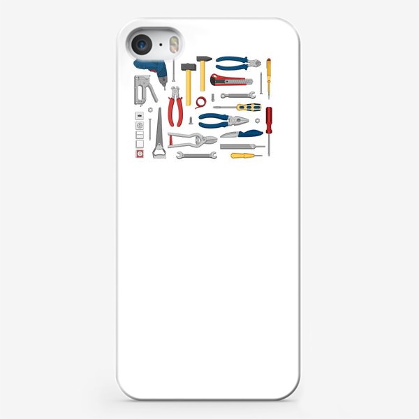 Чехол iPhone «Набор настоящего мужчины. Инструменты»