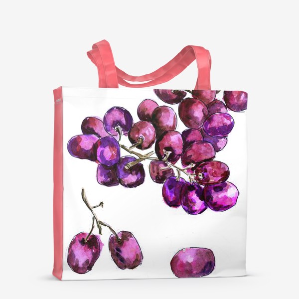 Сумка-шоппер «Красный виноград»