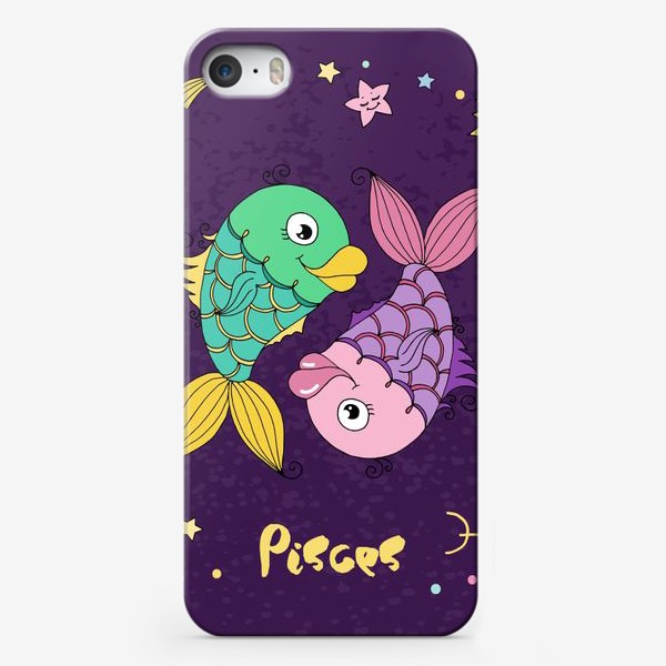 Чехол iPhone «Космос. Рыбы»