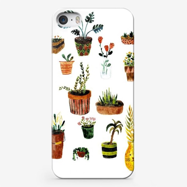 Чехол iPhone «Комнатные растения»
