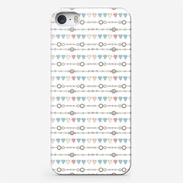 Чехол iPhone «Паттерн с флажками»
