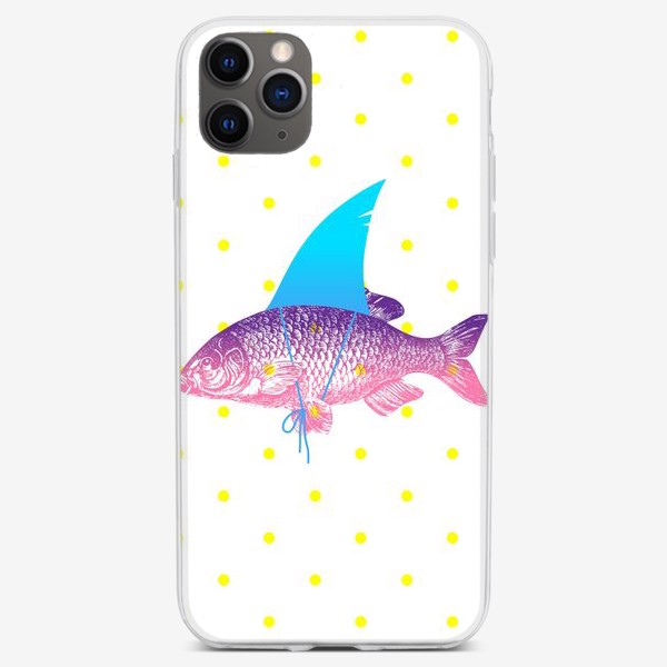 Чехол iPhone «рыба с акульим плавником. Хышник. »