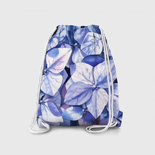 Рюкзак «Blue hydrangea. Sketch»