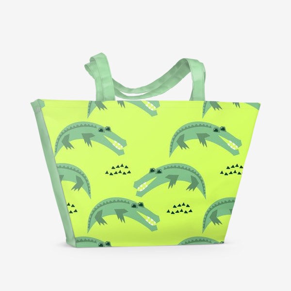 Пляжная сумка «Крокодилы»