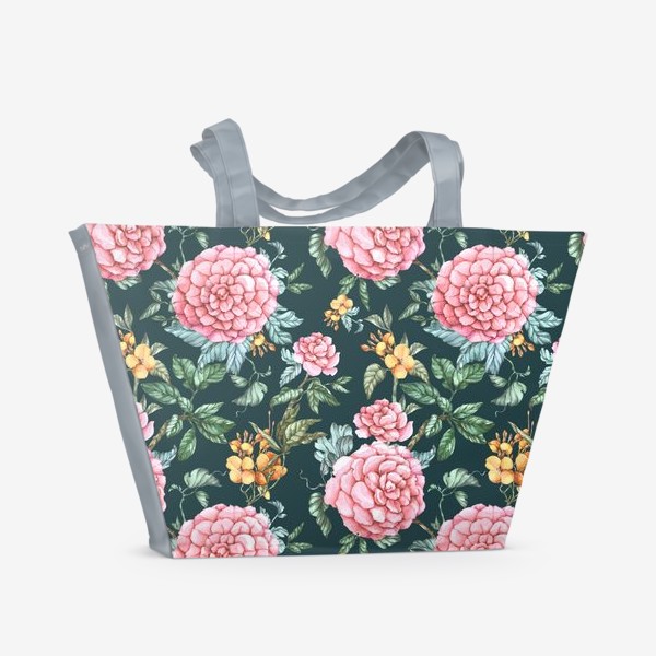 Пляжная сумка «Floral motifs»