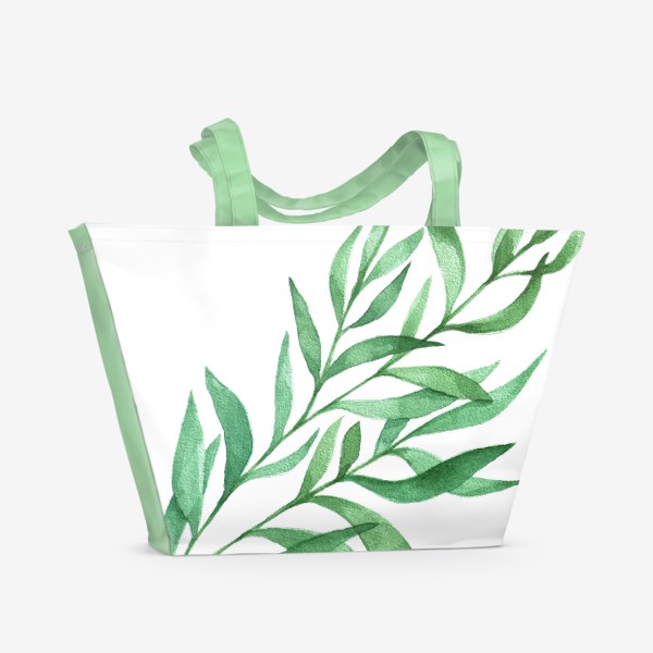 Пляжная сумка «Зеленая ветвь »