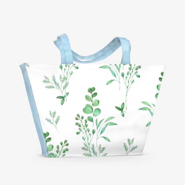 Пляжная сумка &laquo;Зеленые травы&raquo;