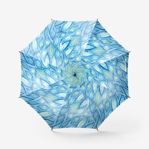 Зонт «Листья на воде»