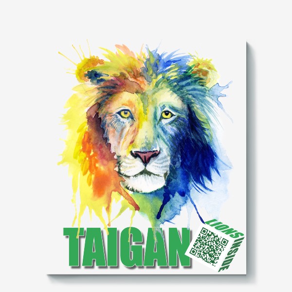 Холст «Taigan (Lions inside)»