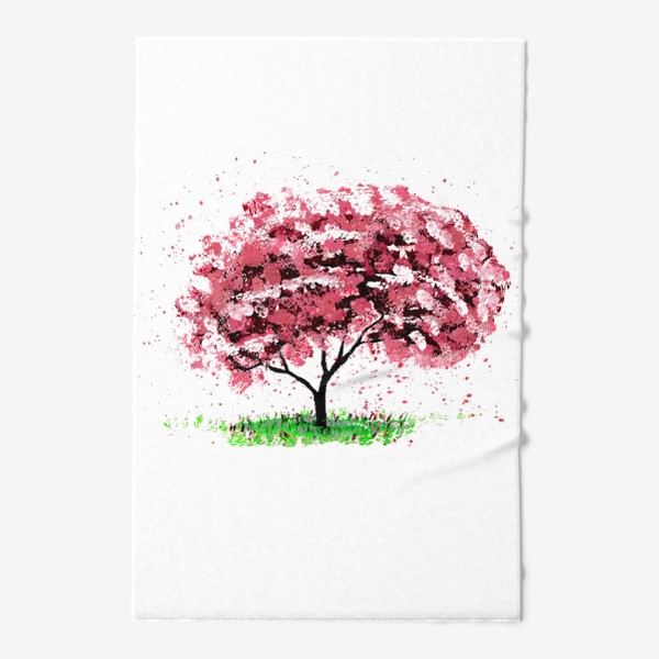 Полотенце «Дерево сакуры»