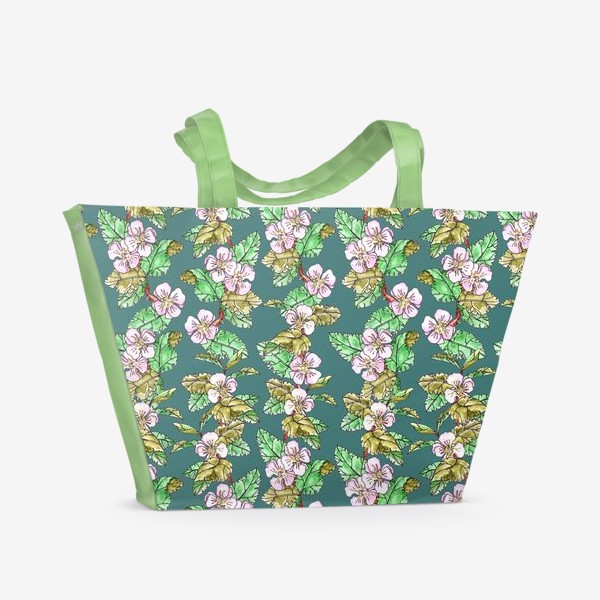 Пляжная сумка «Цветущий сад»