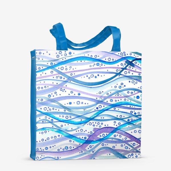 Сумка-шоппер «Голубые волны»