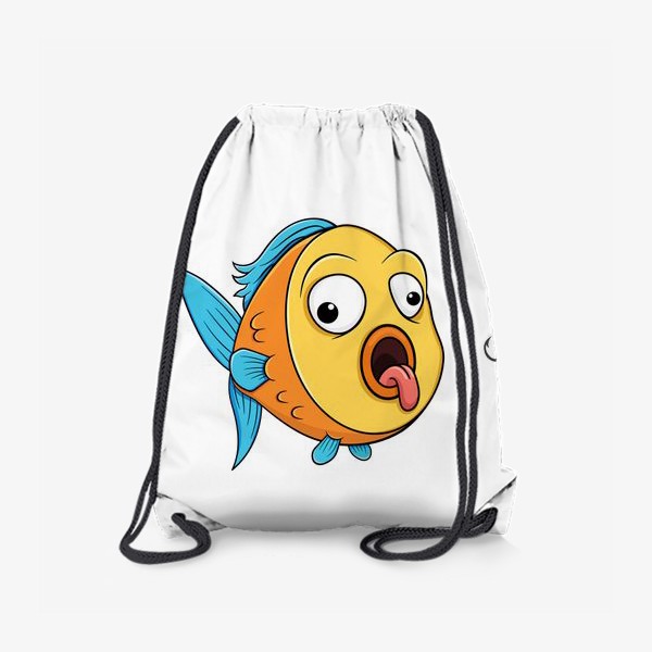 Рюкзак «смешная рыбка с крючком»