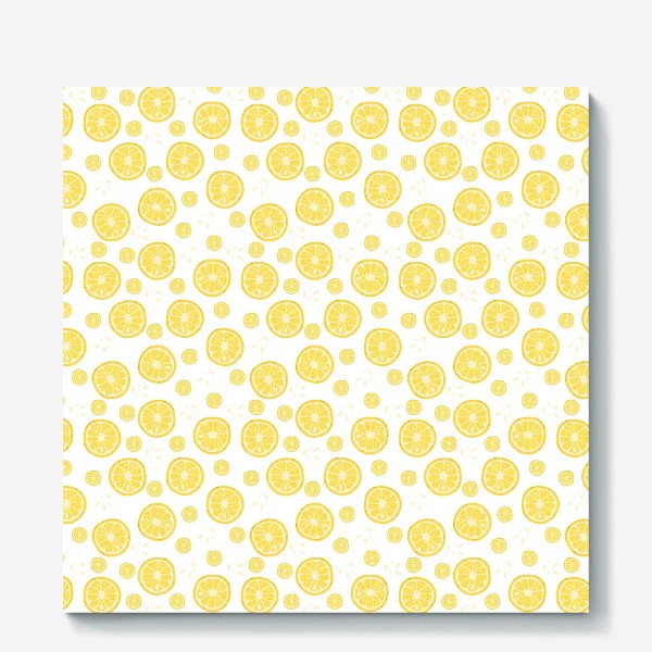 Холст «fruit pattern with lemons»
